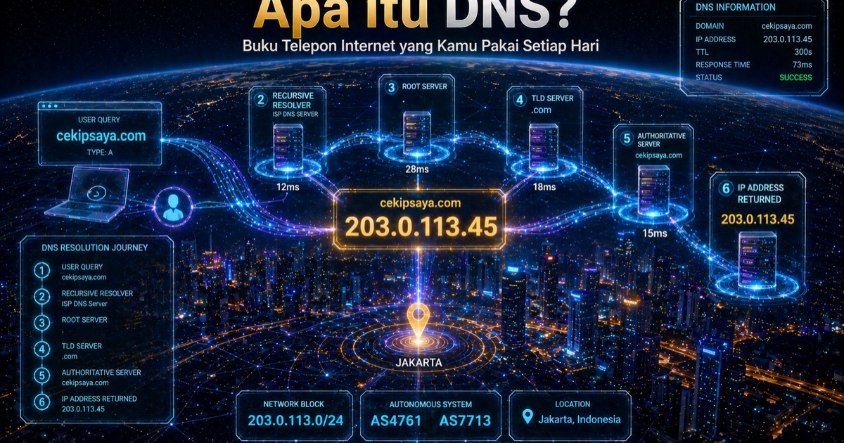 Apa itu DNS dan Cara Kerjanya?