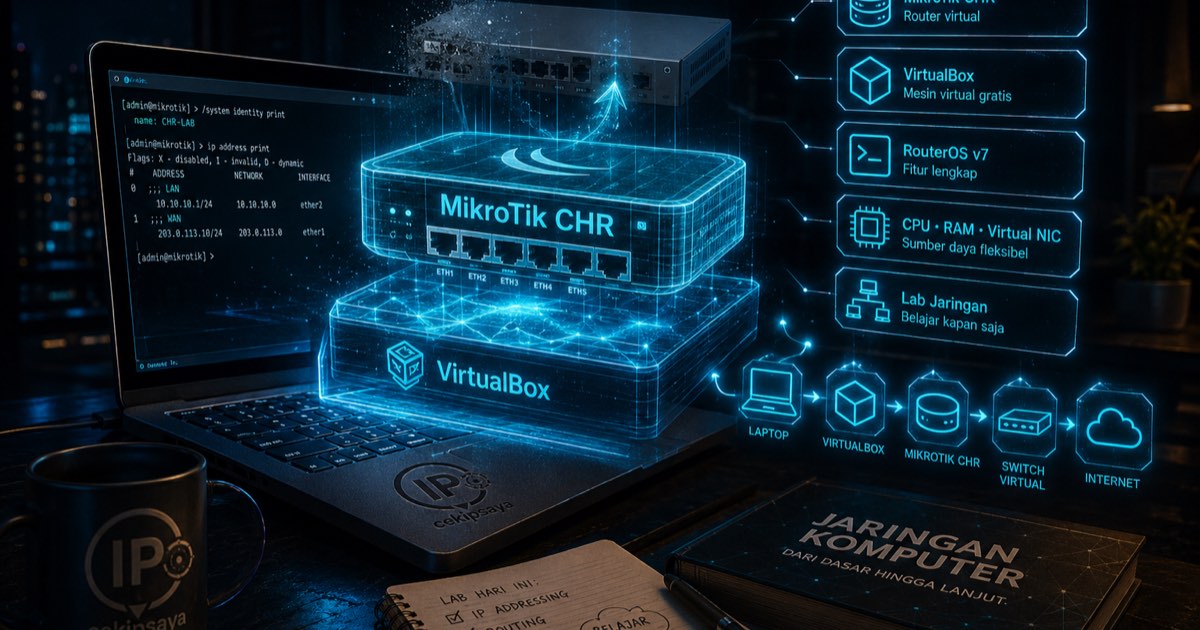 Belajar MikroTik Tanpa Router Fisik