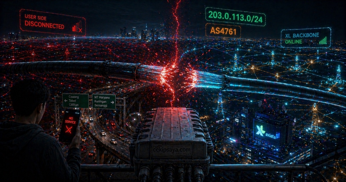 Ilustrasi Cara Cek Gangguan XL Axiata Hari Ini — Status Real-Time 2026
