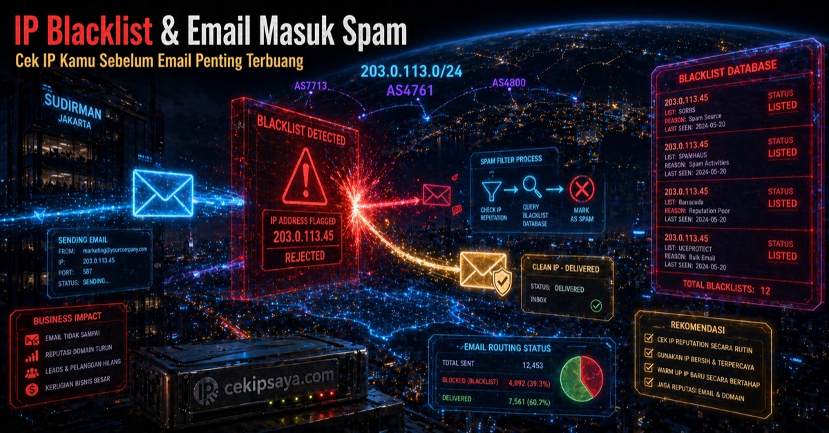 Cara Cek IP Blacklist: Kenapa Email Masuk Spam