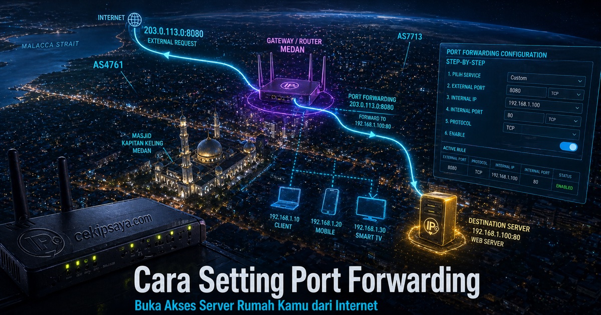 Cara Setting Port Forwarding di Router