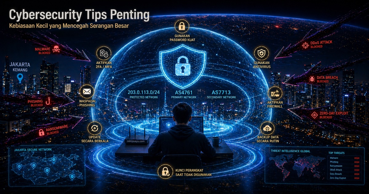 Cybersecurity Tips 2026 — Lindungi Data Anda