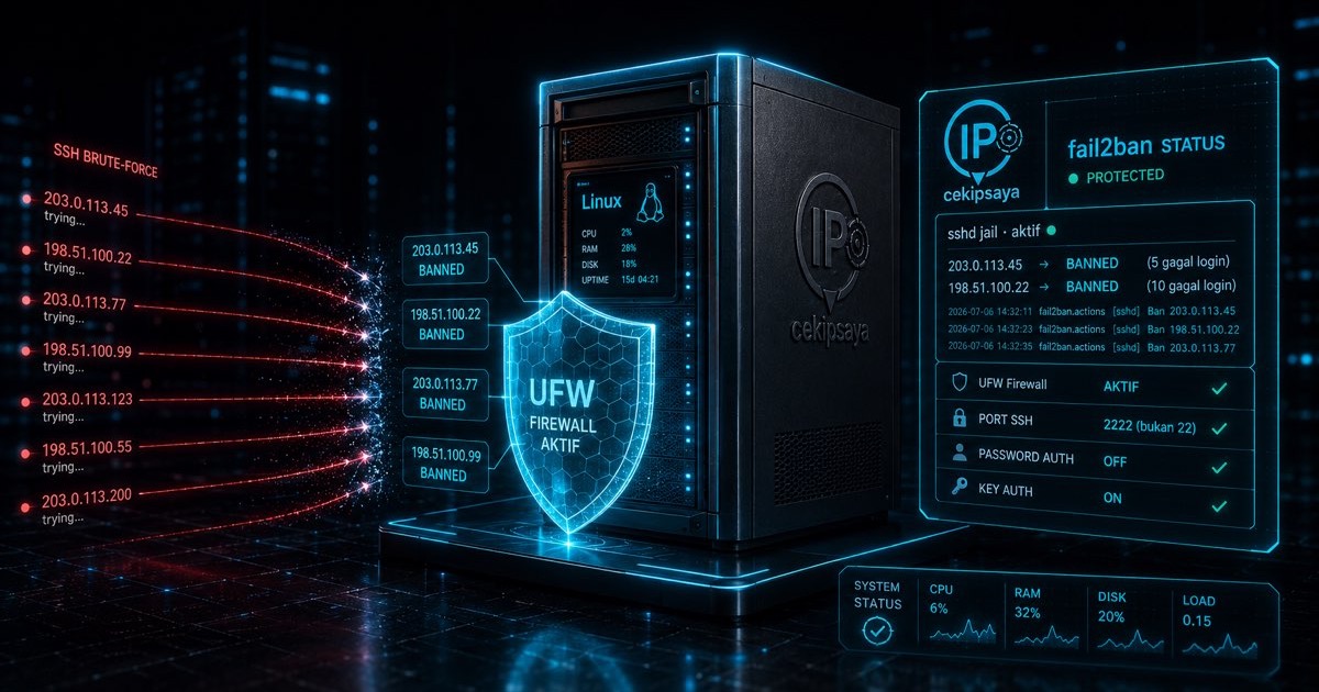 Cara Amankan VPS Linux: fail2ban, UFW & SSH Hardening