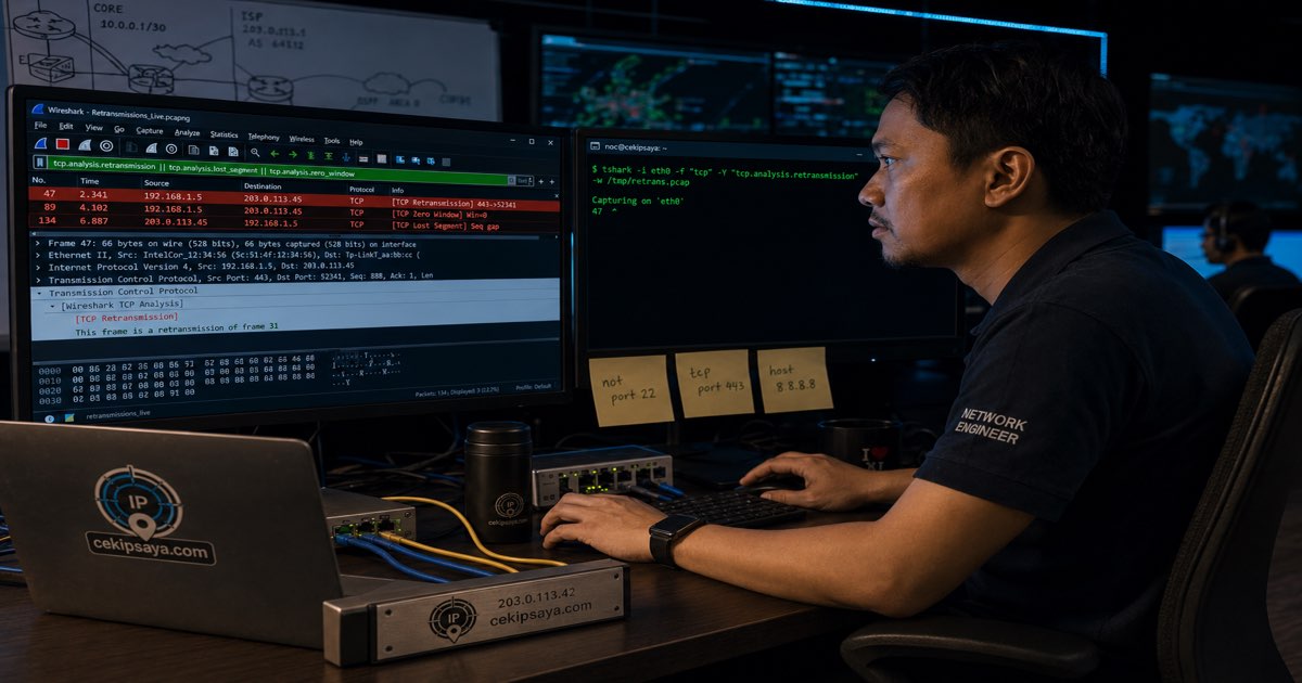 Filter Wireshark Lengkap — Cheatsheet Display & Capture Filter
