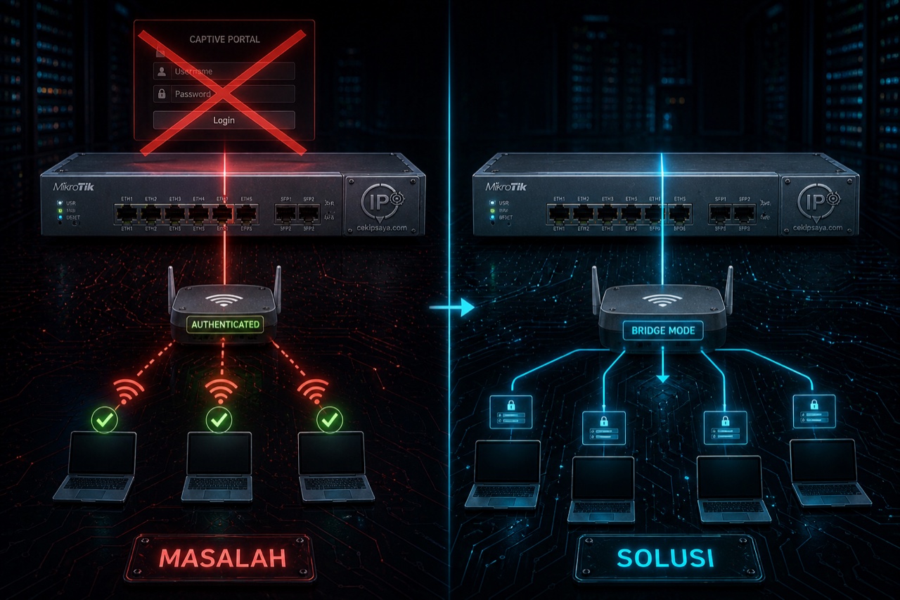 Hotspot MikroTik Bypass Login Sendiri? Penyebab & Solusi