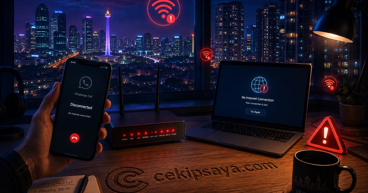 Internet Fastnet Jakarta Gangguan Hari Ini? Cara Cek & Solusi