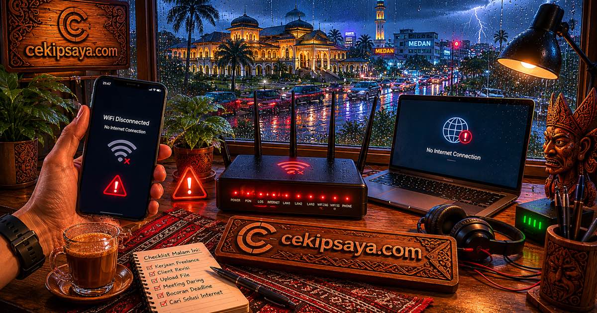 Internet Fastnet Medan Gangguan Hari Ini? Cara Cek & Solusi