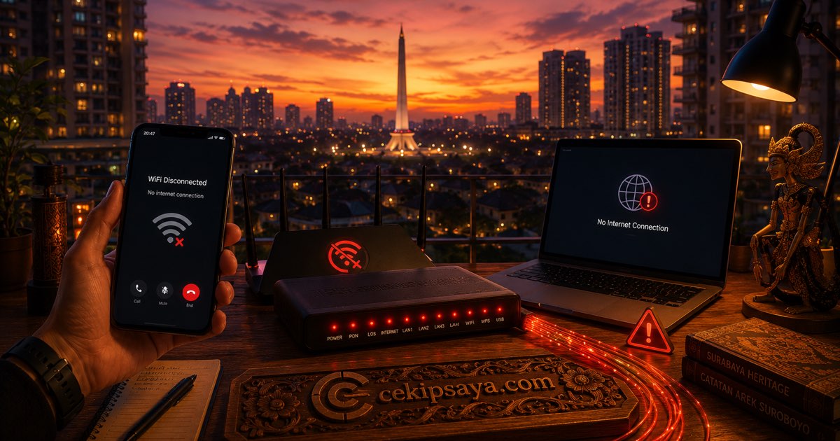 Internet Fastnet Surabaya Gangguan Hari Ini? Cara Cek & Solusi