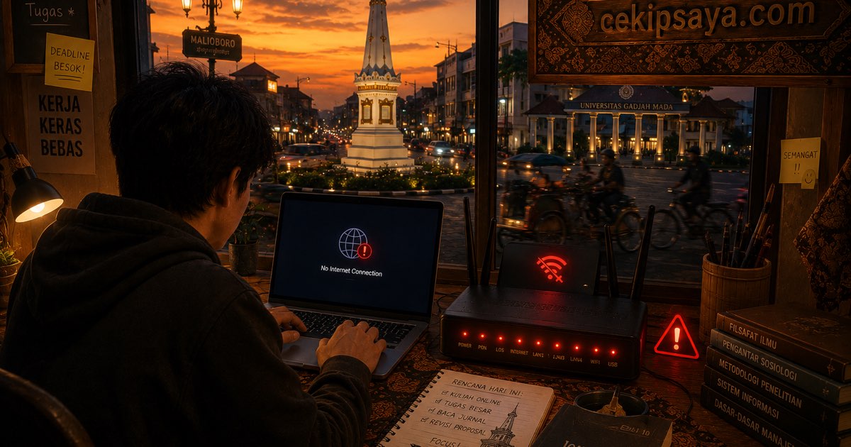 Internet Fastnet Yogya Gangguan Hari Ini? Cara Cek & Solusi