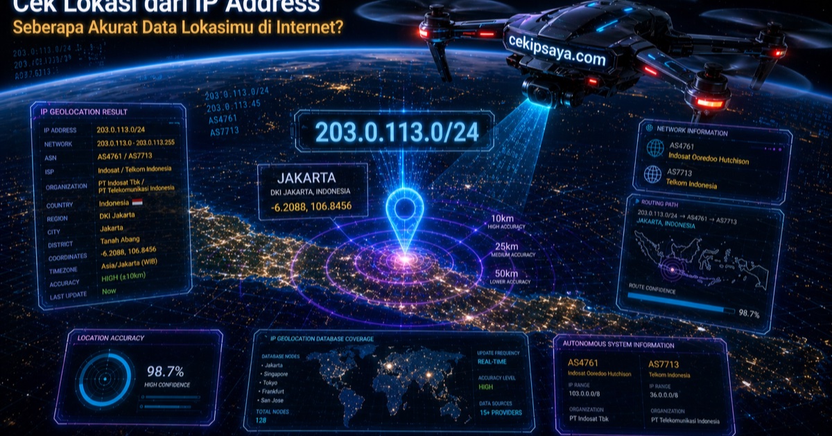 IP Location — Cek Lokasi dari IP Address