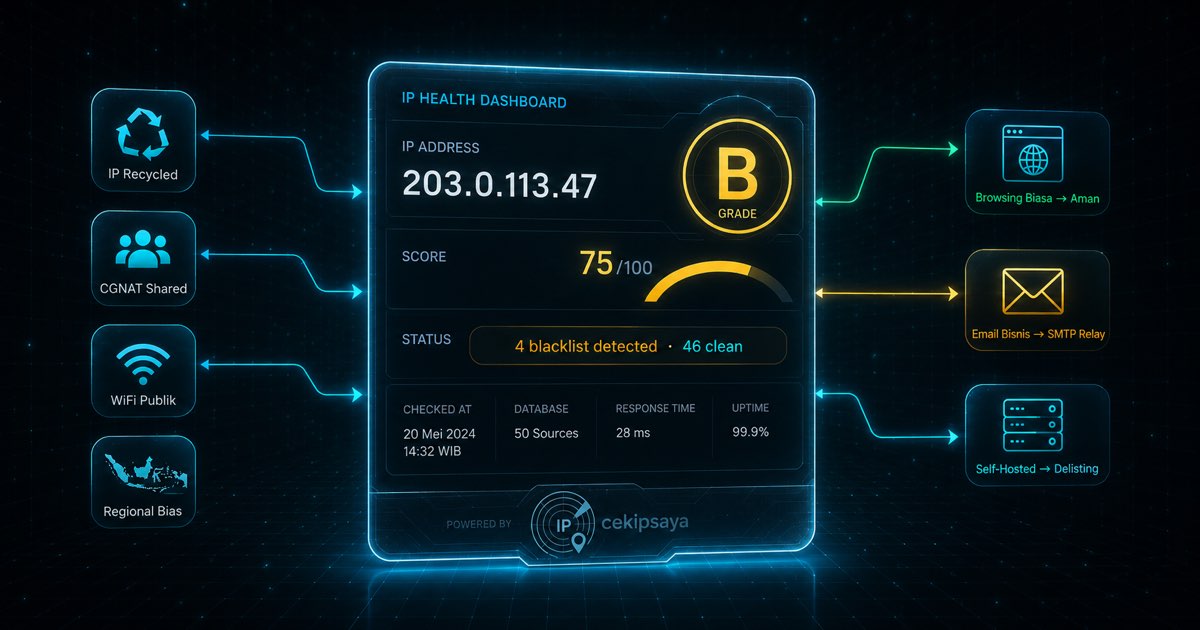 IP Saya Masuk Blacklist? Bukan Salah Kamu — Cara Bersihkan