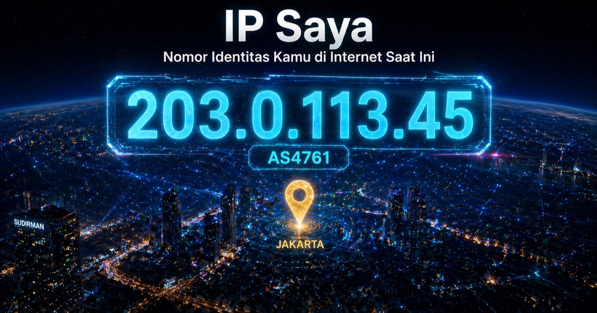 IP Saya — Cek dan Pahami IP Address Saya