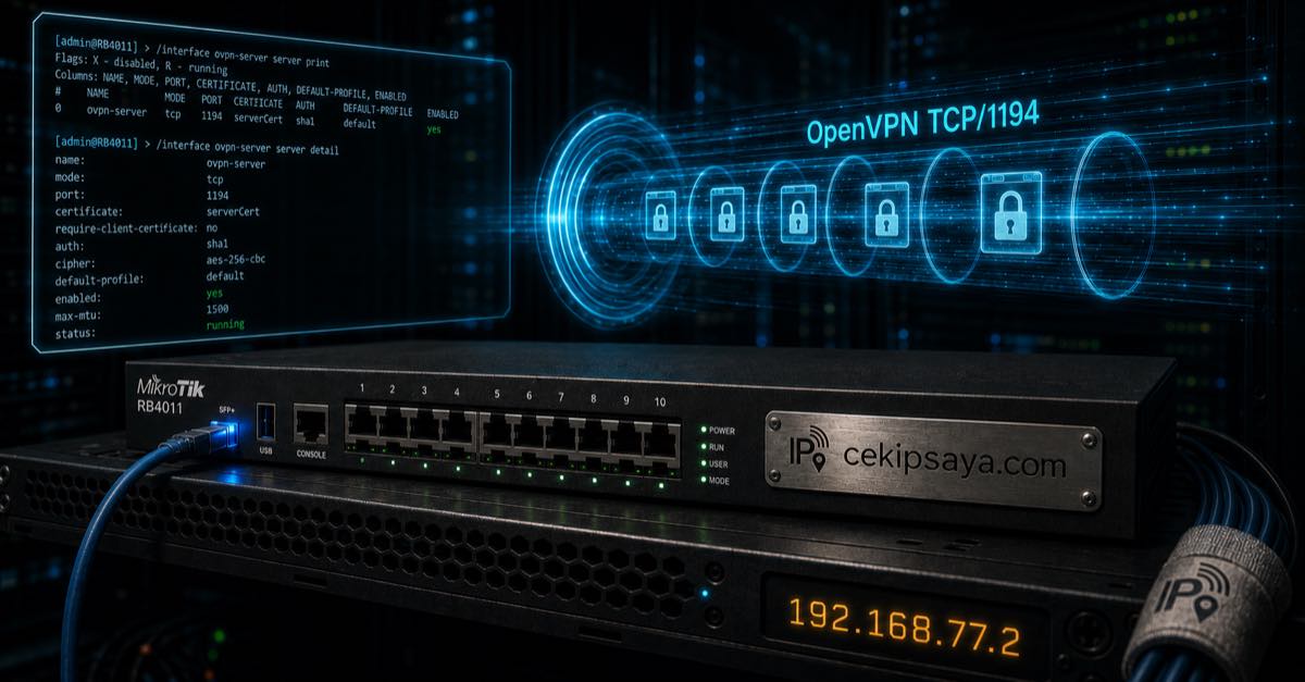 OpenVPN Full Tunnel di MikroTik