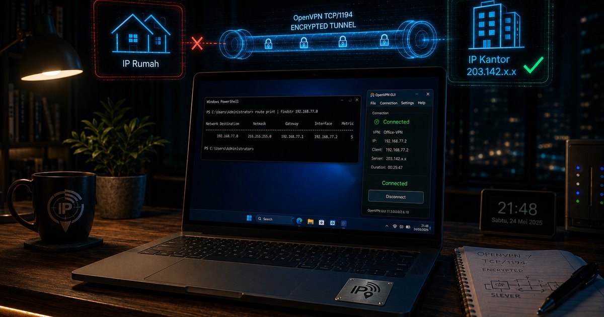 OpenVPN Full Tunnel di Windows