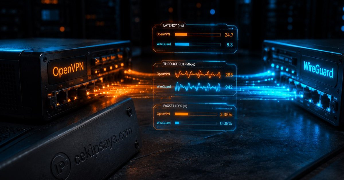 Metodologi Benchmark OpenVPN vs WireGuard QoS