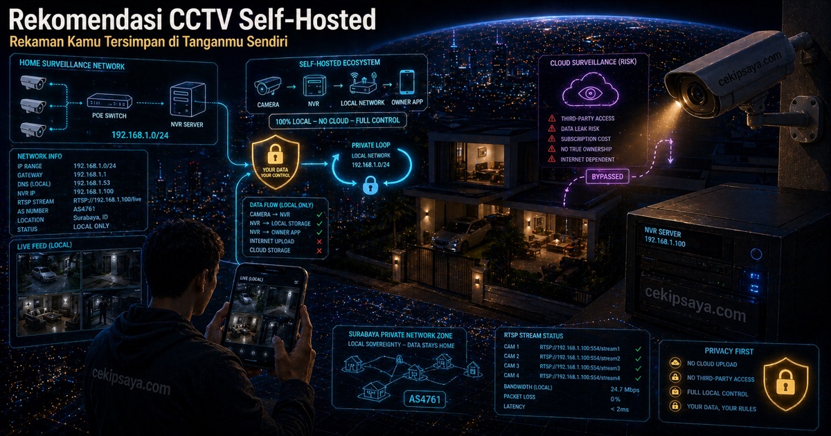 Rekomendasi CCTV Self-Hosted Tanpa Langganan