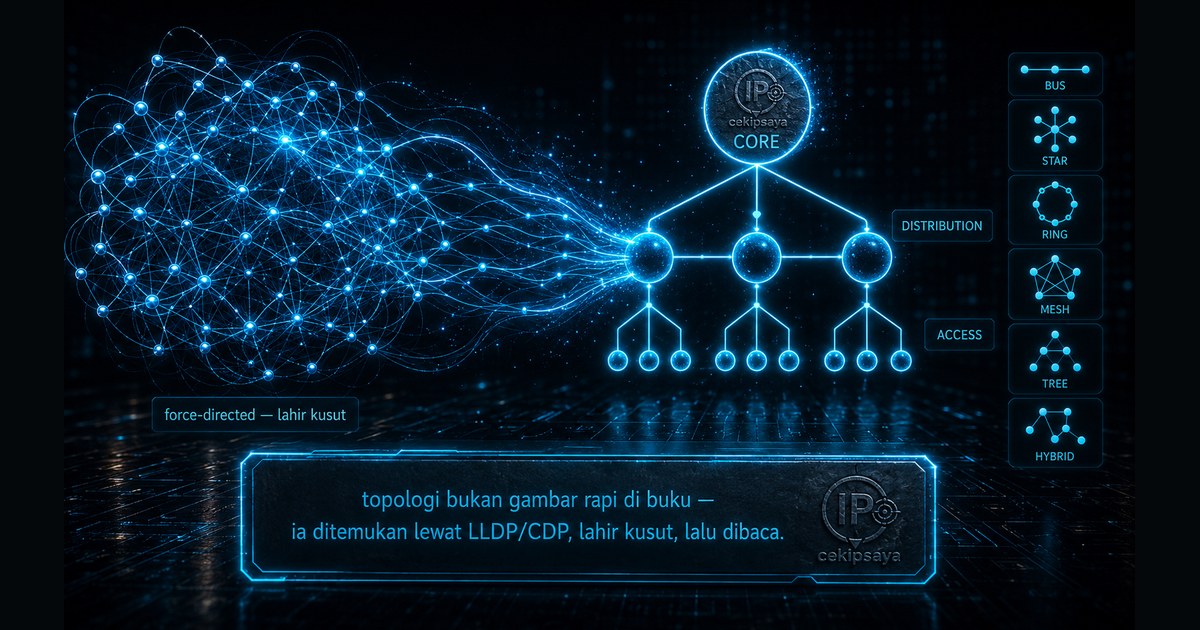 Ilustrasi Topologi Jaringan: Jenis, Fisik vs Logis
