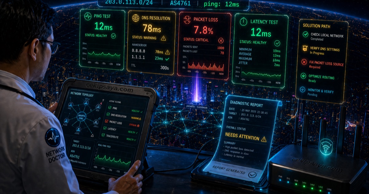 Internet Bermasalah? Panduan Diagnosa Jaringan