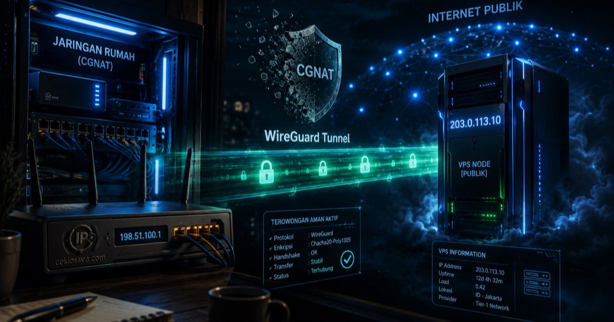 VPS untuk Bypass CGNAT dengan WireGuard Tunnel