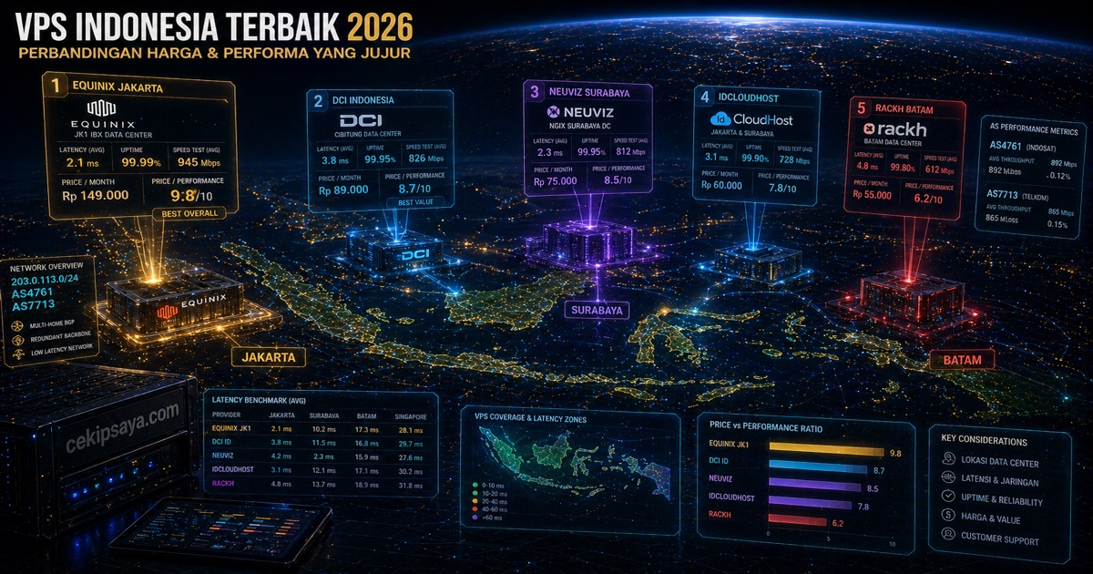 VPS Indonesia Terbaik 2026 — DomaiNesia vs Biznet Gio