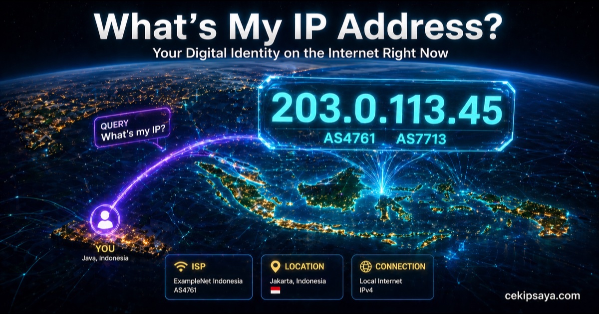 What's My IP Address? Cek IP Publik