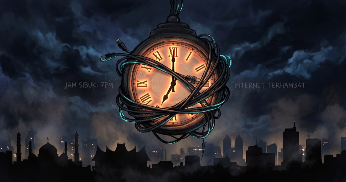 Ilustrasi WiFi Lemot Malam? Penyebab & Solusi