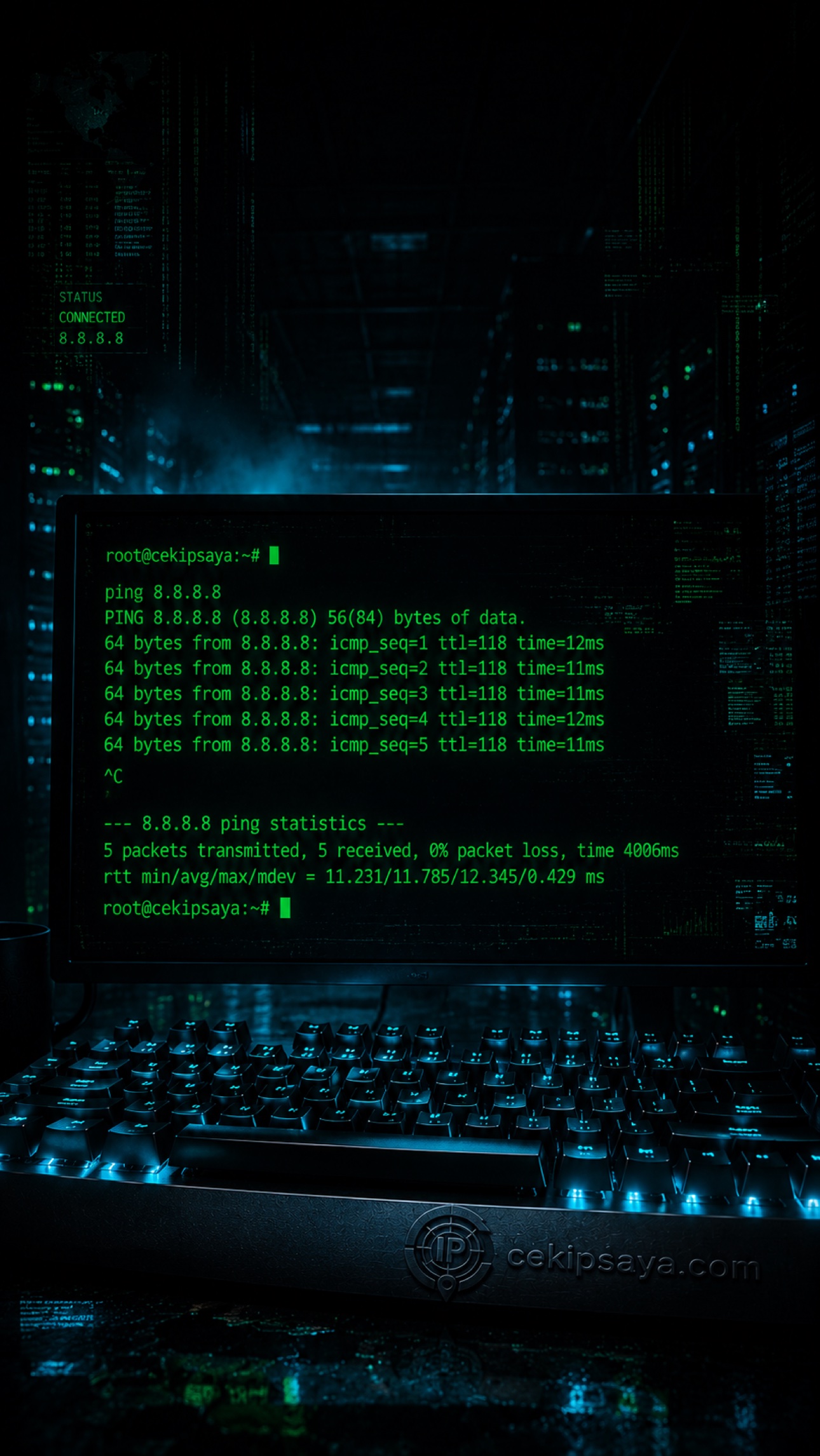 Wallpaper Terminal Hacker Mode — cekipsaya.com